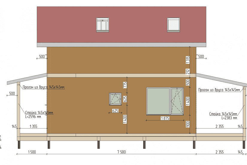 Дом-SIPпанели174мм-11428х7500мм-1,5эт-КР Дом-SIPпанели174мм-11428х7500мм-1,5эт-КР