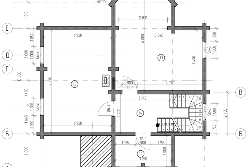 Жилой дом с эркером 2259
