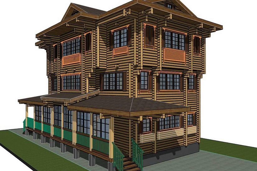 Дом-брус200х180-9000х16200-3эт-АР