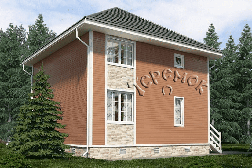 Каркасный дом 9Х9 148 м.кв.