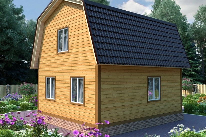 ДОМ ИЗ БРУСА ДБр-54