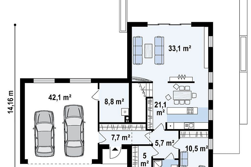 ДОМ ИЗ ГАЗОБЕТОНА ГД-237
