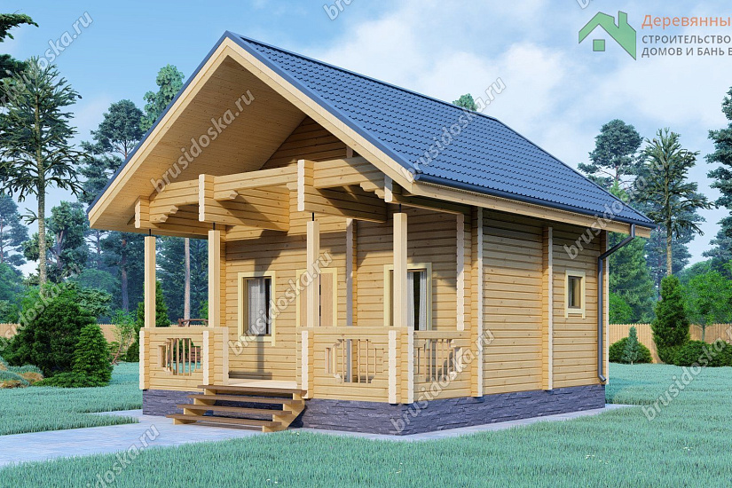 Баня 6х7 из бруса Баня 6х7 из бруса