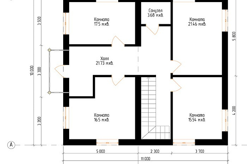 Брусовой дом №2