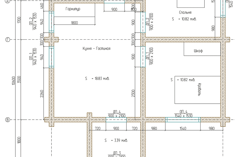 Дом-брус188х210мм-10600х7500мм-1эт-АР-КР