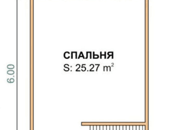 Каркасный дом 6х6 К1П12