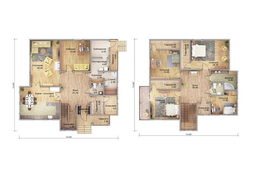 Каркасный дом КД-276