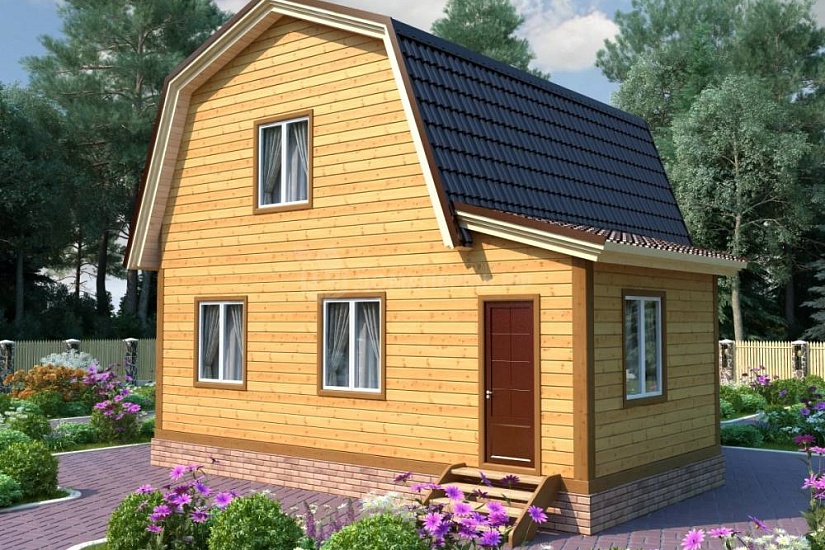 ДОМ ИЗ БРУСА ДБр-54