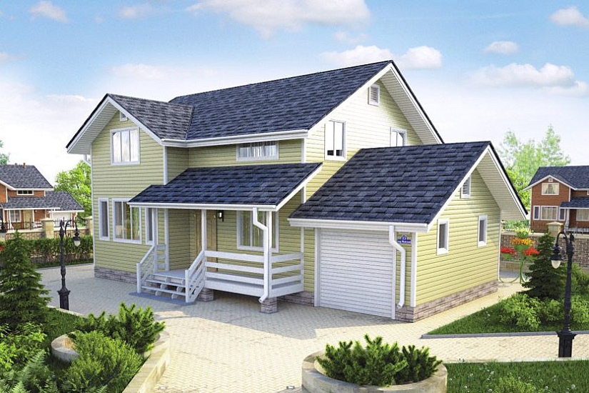 Каркасный дом КД-161-2