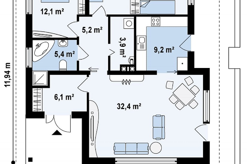 Проект дома Калифорния