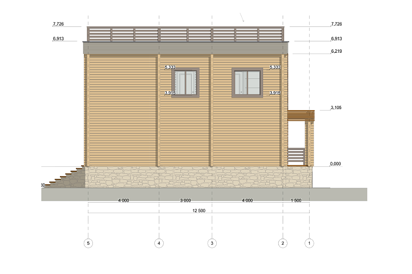 Дом-профбрус145х145-2эт-11000х12500-ЭП Дом-профбрус145х145-2эт-11000х12500-ЭП