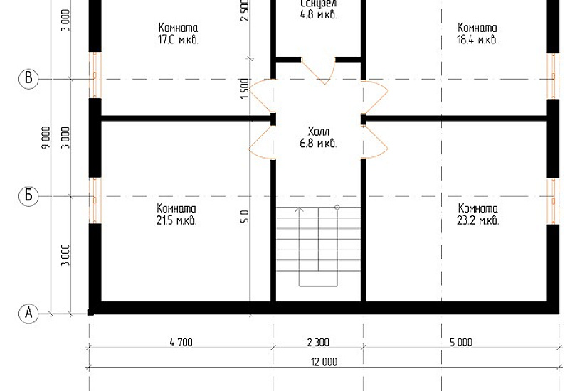 Брусовой дом №6
