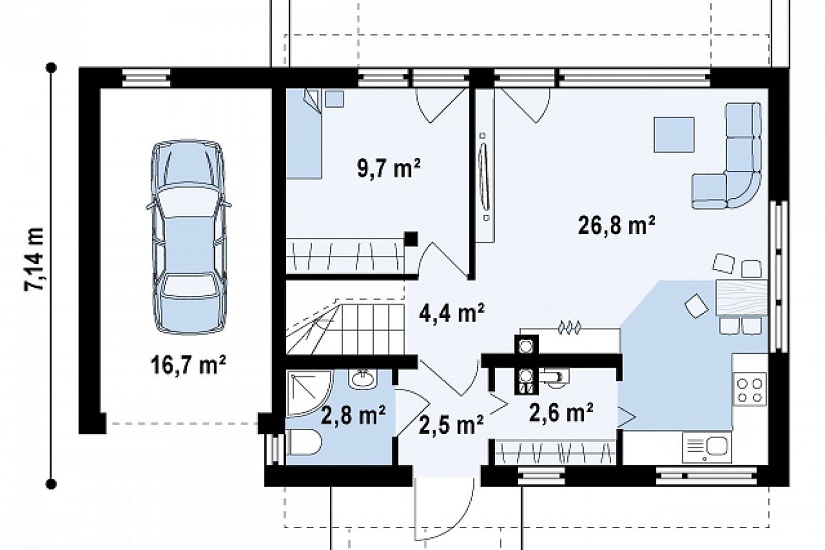 Проект дома Мадрид