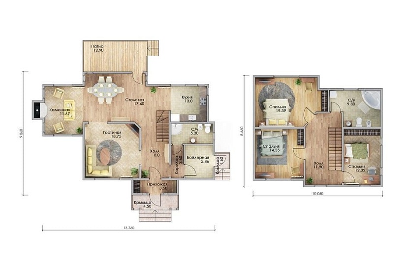 Каркасный дом КД-171