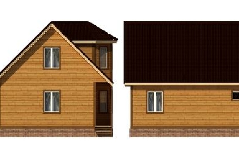 ДОМ ИЗ БРУСА ДБр-101б