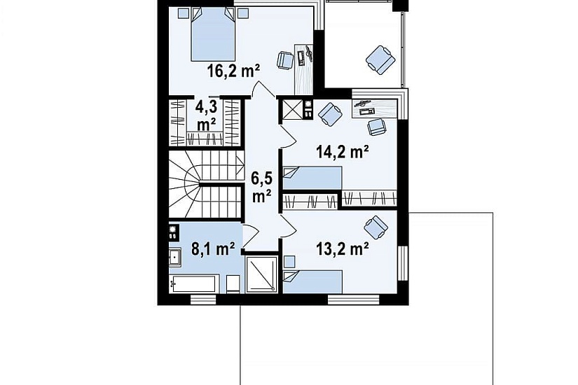 ДОМ ИЗ ГАЗОБЕТОНА ГД-265