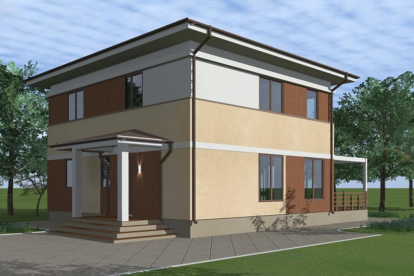 Каркасный дом КД-173-2