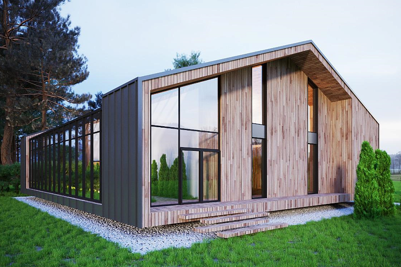 Дом-каркас150мм-12220х19030мм-1,5эт-АР-КР