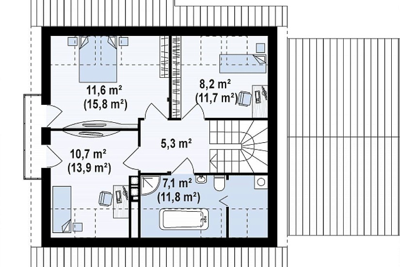 ДОМ ИЗ ГАЗОБЕТОНА ГД-105