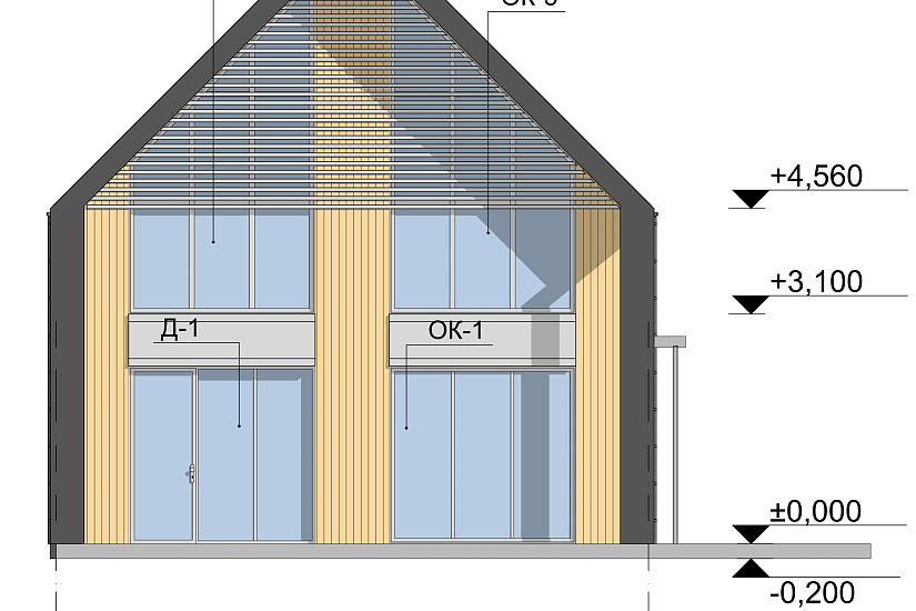 Дом-каркас150мм-11000х8000мм-1,5этажа-АР Дом-каркас150мм-11000х8000мм-1,5этажа-АР
