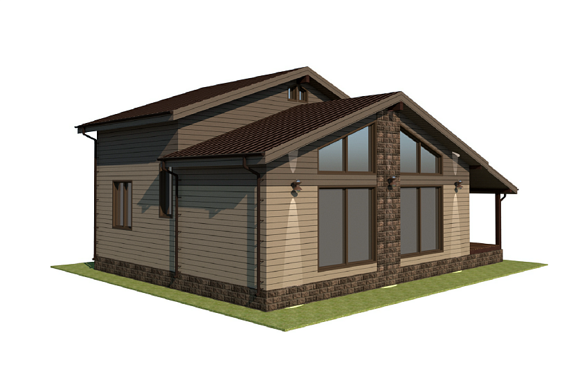 Дом-Sip-панели 170мм-1,5эт-9000х10000-РП Дом-Sip-панели 170мм-1,5эт-9000х10000-РП