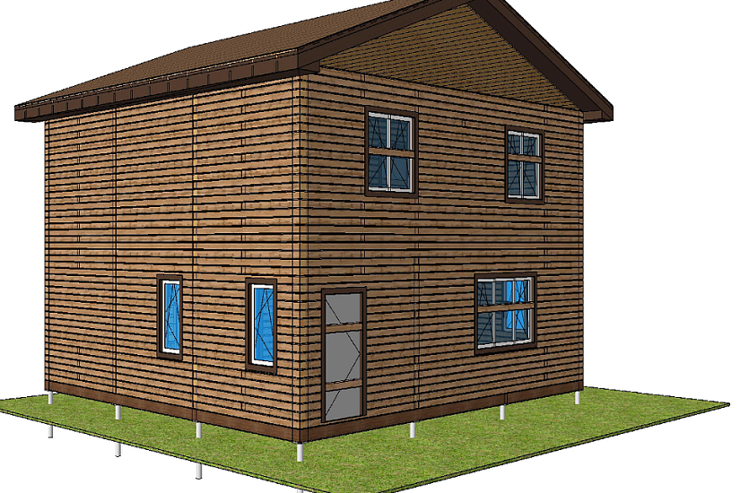 Дом-брус-2этажа-8810х8810-АР-КР Дом-брус-2этажа-8810х8810-АР-КР
