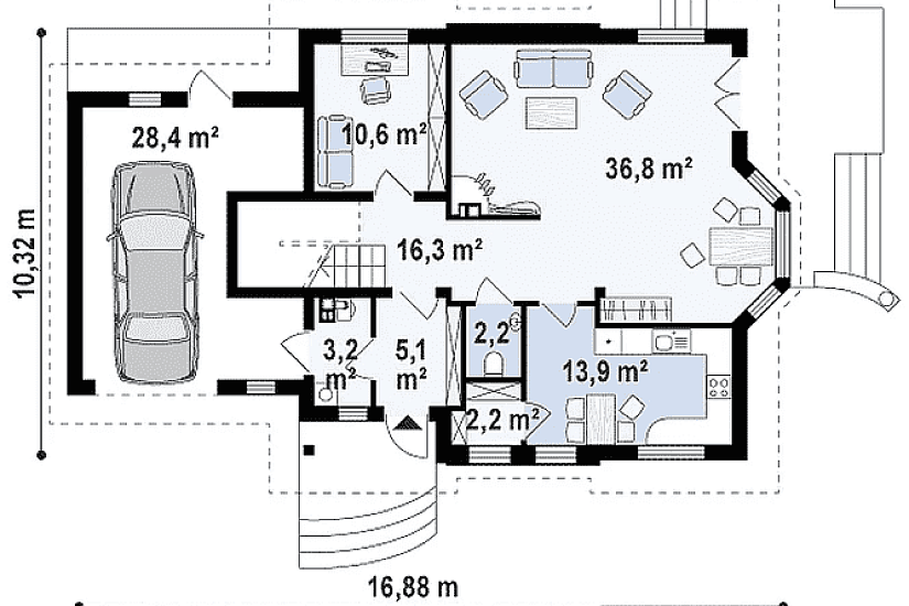 Проект дома «ГК-583»