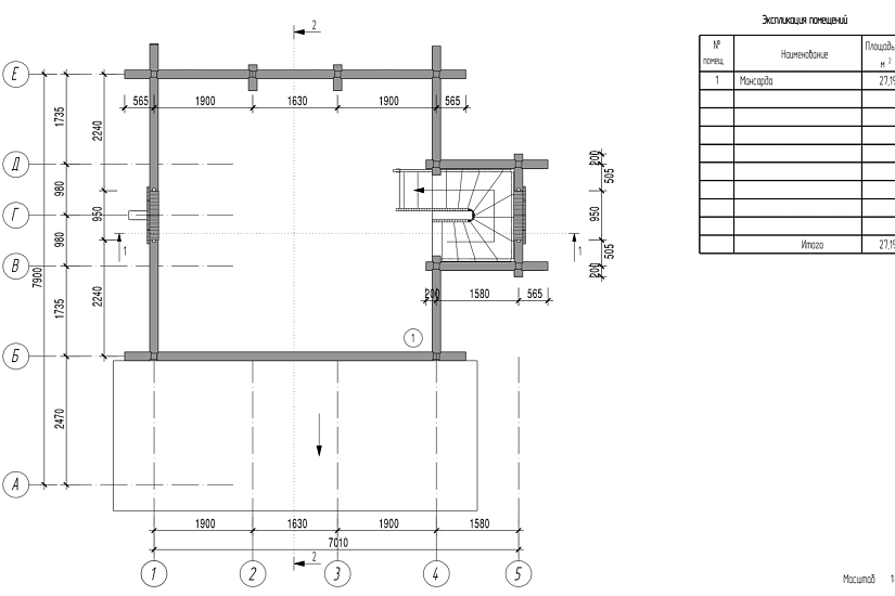 Баня 7х8 -1,5 эт -брус-АР,КД Баня 7х8 -1,5 эт -брус-АР,КД