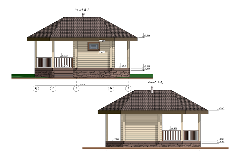 Баня-бревно-5000х8000-ЭП
