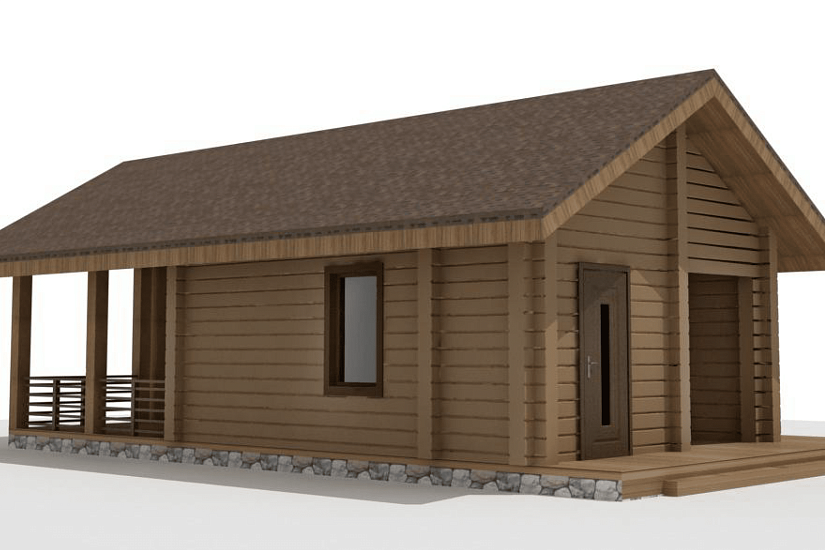 Баня-брус200х200мм-12300х6600мм-1эт.-АР