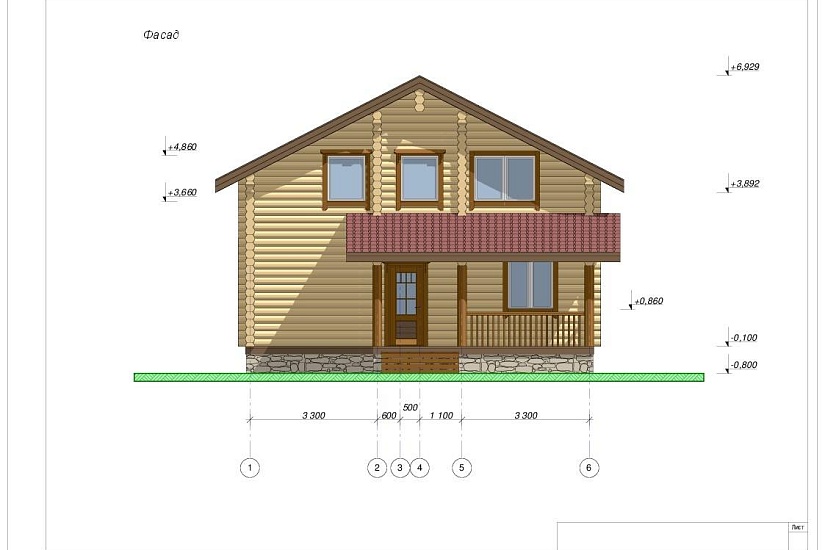 Дом из бревна Дом из бревна