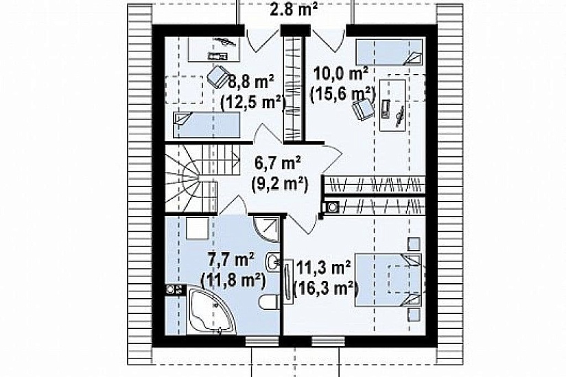 ДОМ ИЗ ГАЗОБЕТОНА ГД-111в