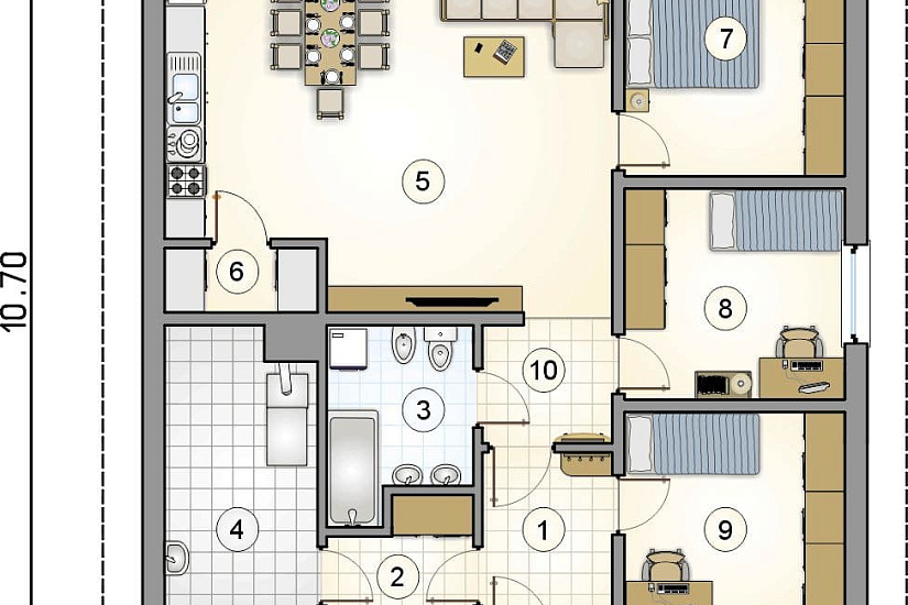 Проект дома из блоков Кумысная поляна Проект дома из блоков Кумысная поляна