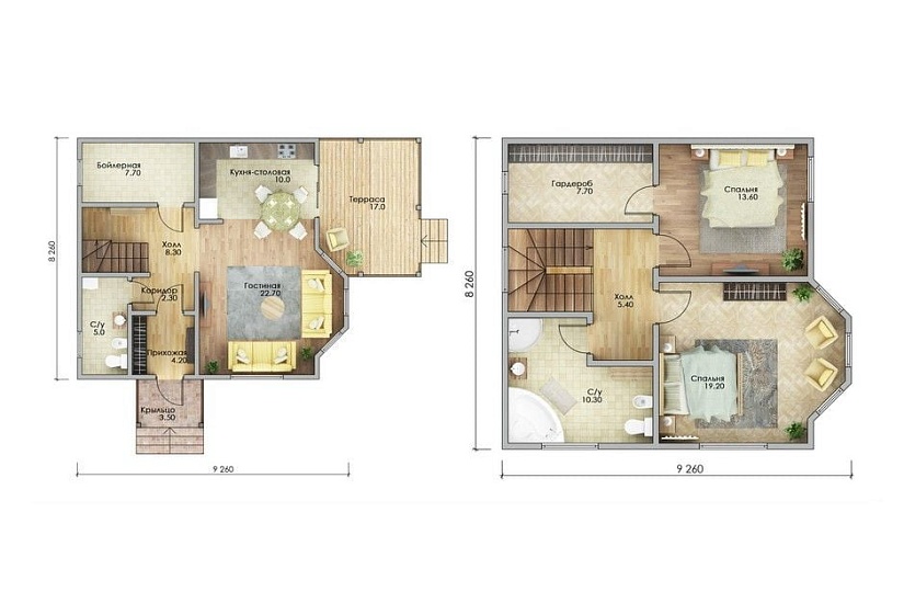 Каркасный дом КД-137