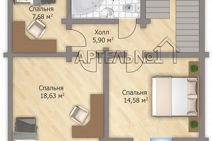 ПРОЕКТ: ДОМ СКАЗКА 160