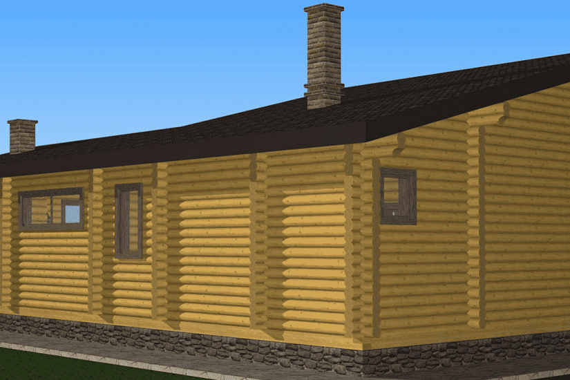 Баня-бревно200мм-13700х7200мм-1эт-АР