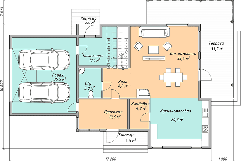 Каркасный дом КД-312 Каркасный дом КД-312
