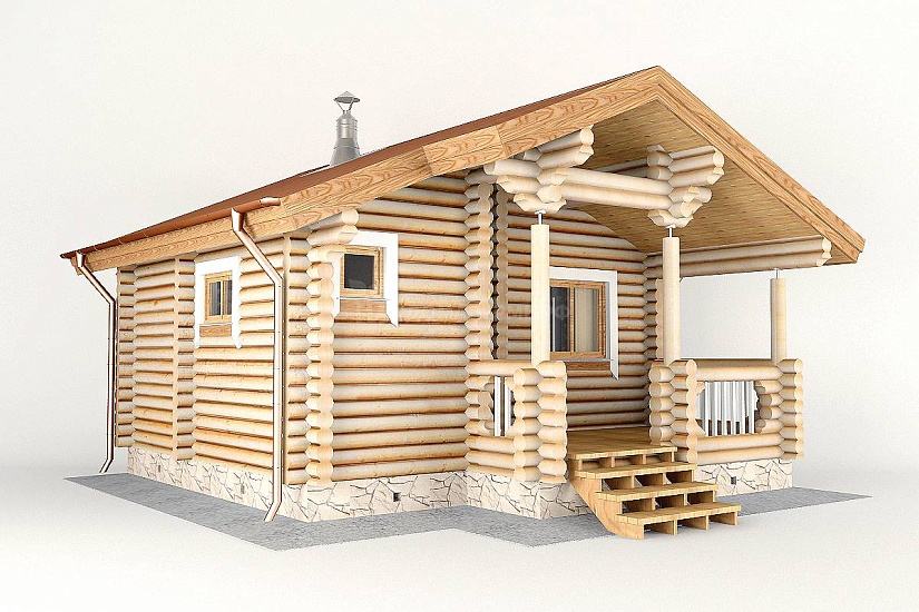 БАНЯ ИЗ БРЕВНА Б-39 БАНЯ ИЗ БРЕВНА Б-39