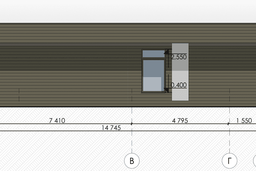 Дом-блочный 300мм-20980х15317мм-1эт-АР