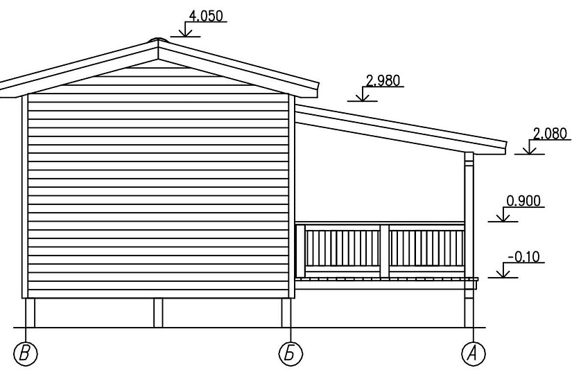 Баня 11,5х4-1эт-каркасник-КД Баня 11,5х4-1эт-каркасник-КД