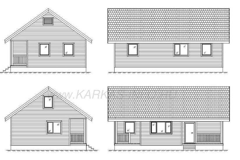 Дом каркасный