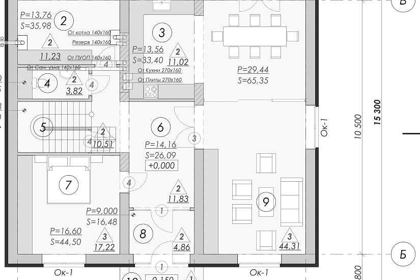 Дом-блочный-15300х11900мм-2эт.-АР-КР