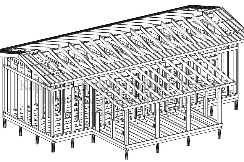 Баня 11,5х4-1эт-каркасник-КД Баня 11,5х4-1эт-каркасник-КД