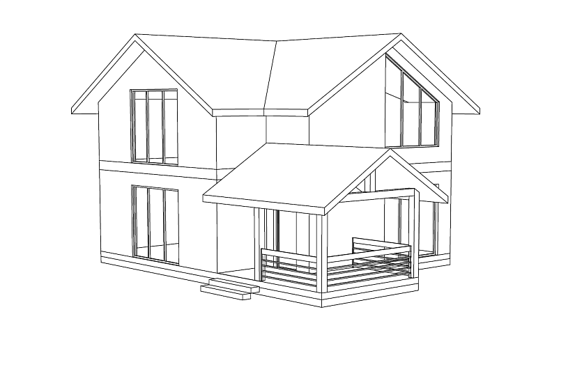 Дом из сип панелей Шумейка