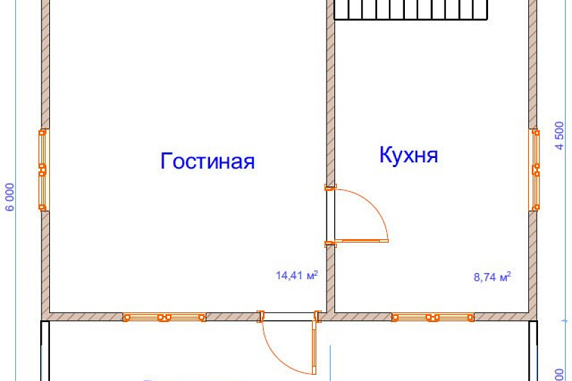 Дом из бруса №7