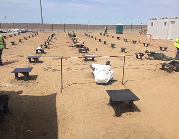 Поставка винтовых свай для объекта на НГКМ Западная Прорва