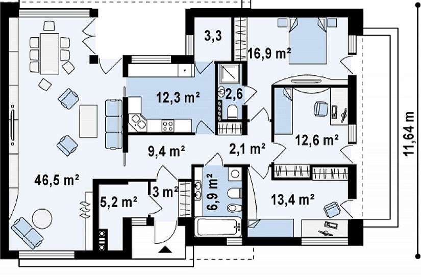 Дом КП 134.2 кв.м