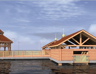 Проектирование купели на винтовых сваях