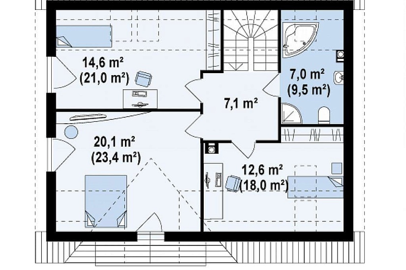 ДОМ ИЗ ГАЗОБЕТОНА ГД-140а
