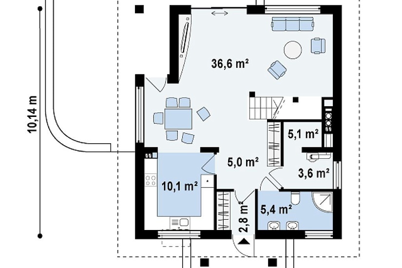 ДОМ ИЗ ГАЗОБЕТОНА ГД-112